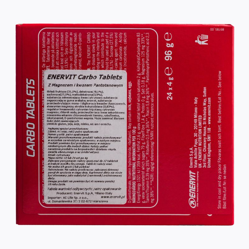 Chew Carbo Enervit sacharidy 24 tablety citron 98378 3