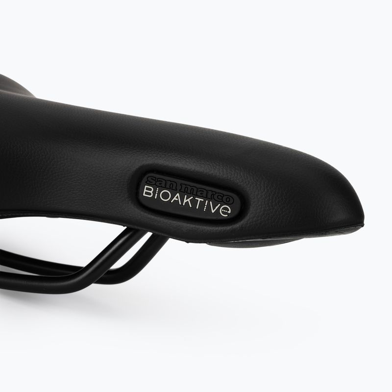 Cyklistické sedlo pánské  SAN MARCO Trekking Biofoam Large 30-60° black matte 6