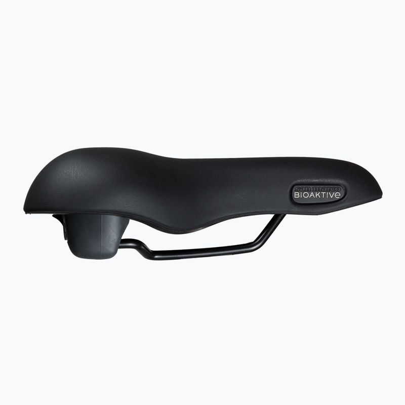 Cyklistické sedlo pánské  SAN MARCO Trekking Biofoam Large 30-60° black matte
