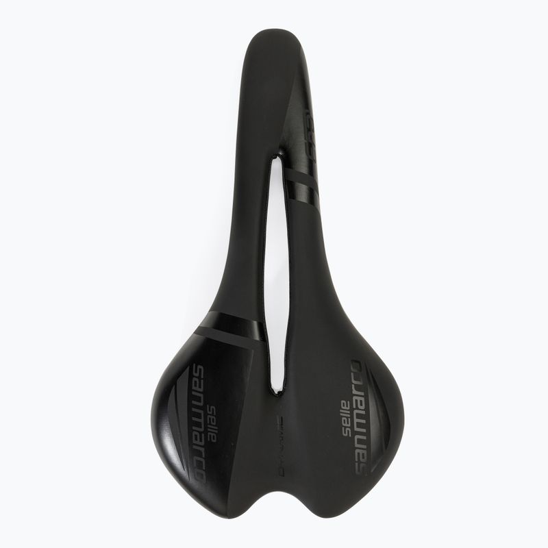 Cyklistické sedlo SAN MARCO Era Dynamic Wide Open black 3
