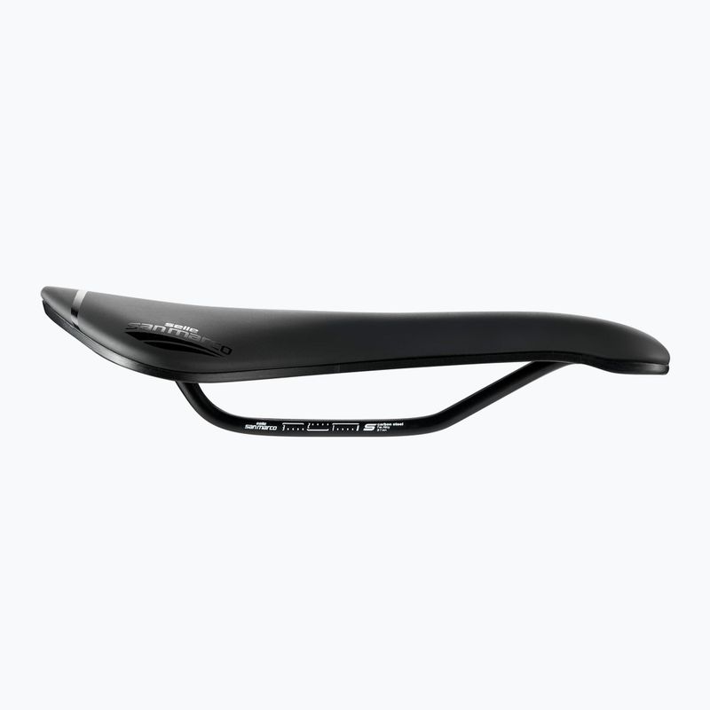 Pánské cyklistické sedlo SAN MARCO Aspide Short Sport Wide Open black