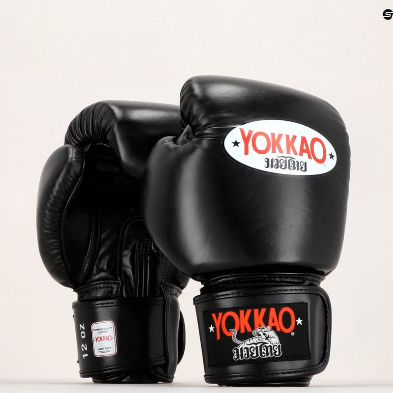 YOKKAO Matrix boxerské rukavice černé BYGL-X-1 7