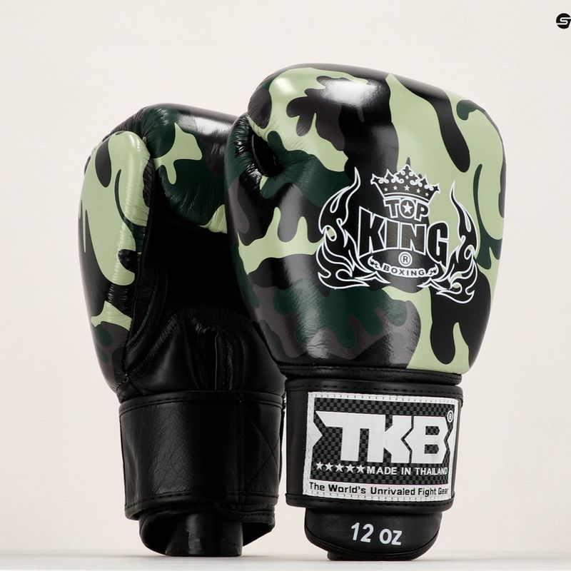Boxerské rukavice Top King Muay Thai Empower zelené TKBGEM-03A-GN-10OZ 7