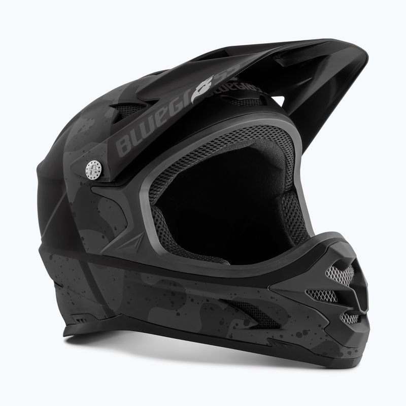 Cyklistická přilba Bluegrass Intox black camo matte