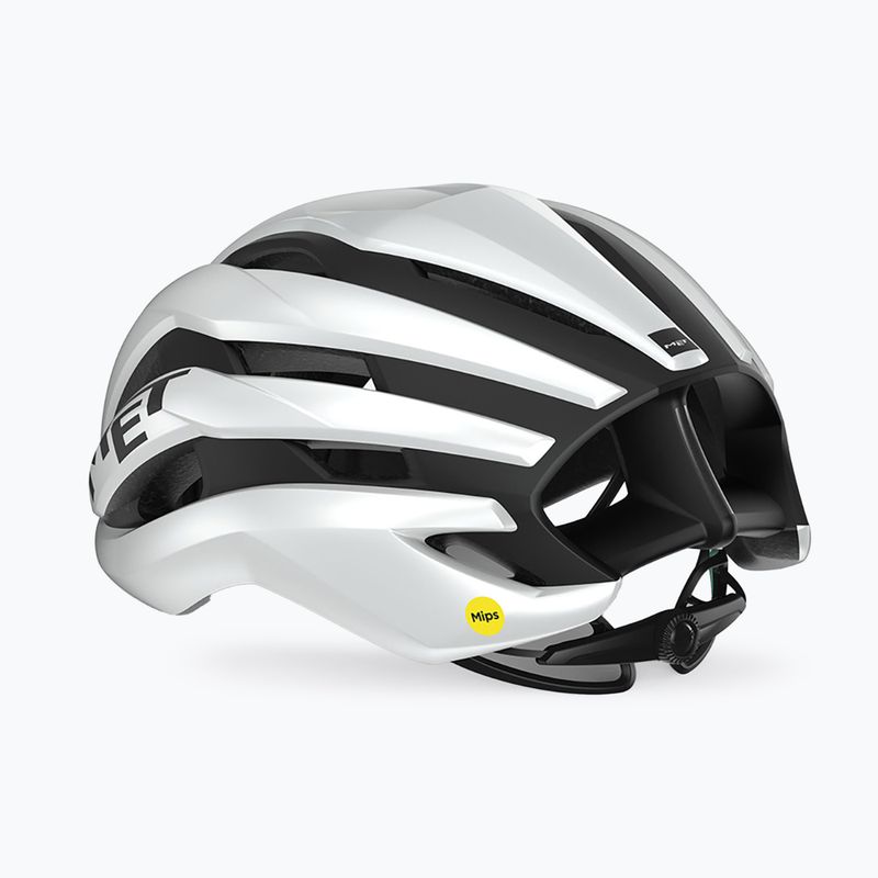 Cyklistická přilba MET Trenta Mips white/black matte glossy 3