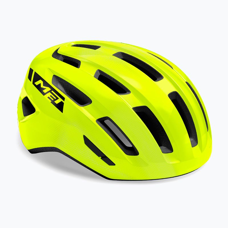 Cyklistická helma MET Miles yellow glossy 6