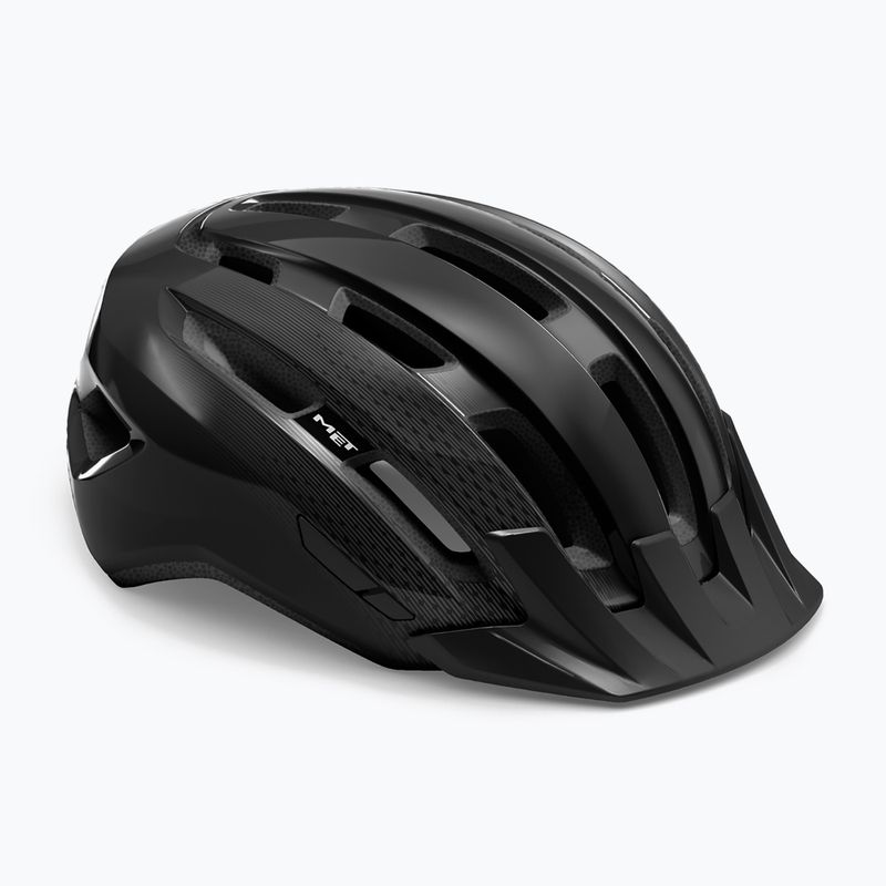 Cyklistická helma MET Downtown black glossy 6