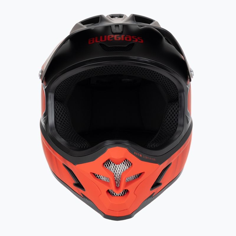 Cyklistická helma Bluegrass Intox black red matt 2