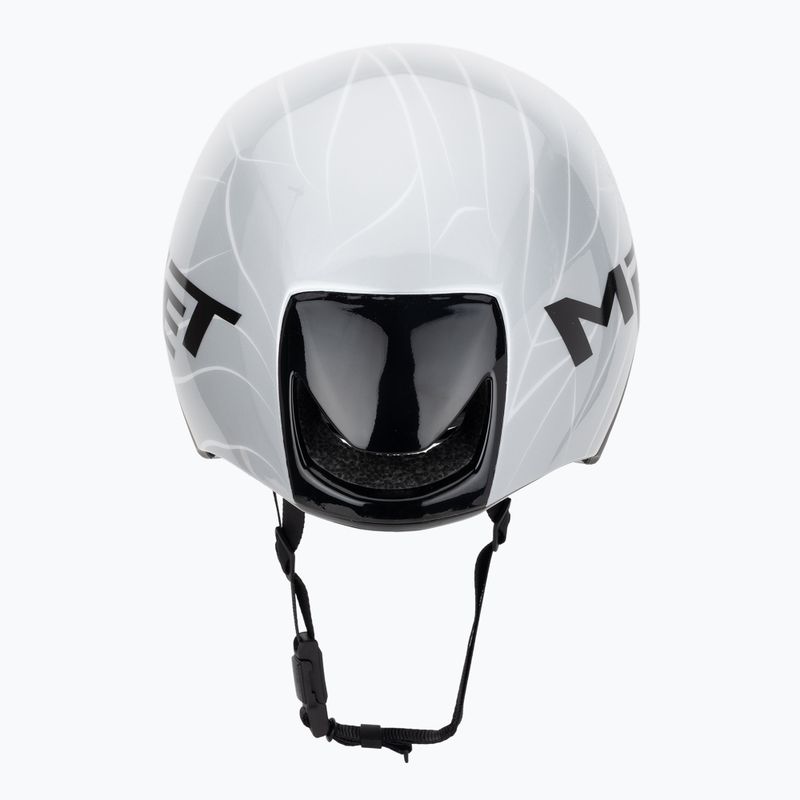 Cyklistická helma MET Codatronica white/silver matte glossy 4