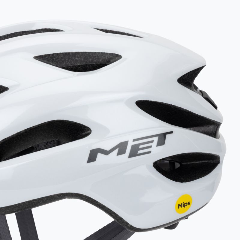 Cyklistická helma MET Idolo Mips white glossy 7