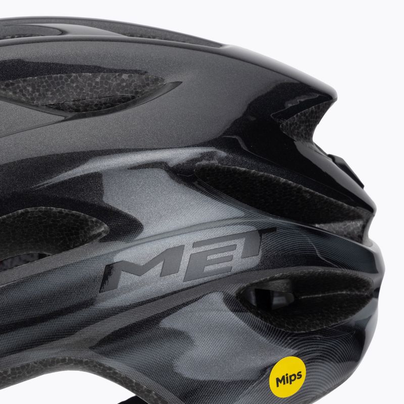 Cyklistická helma MET Idolo Mips titanium glossy 7