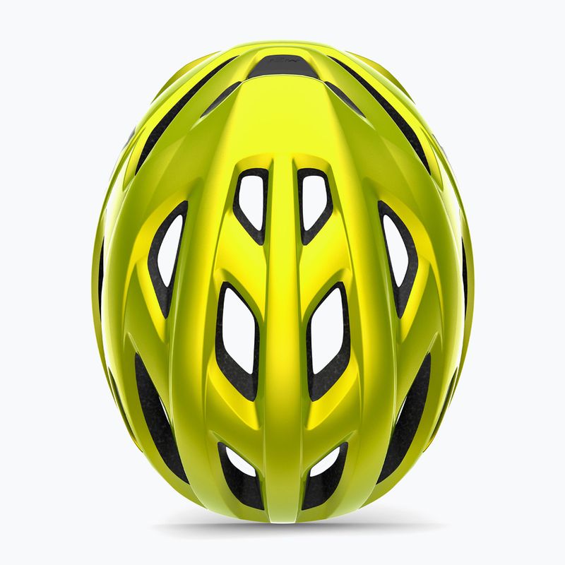 Cyklistická helma MET Idolo Mips lime yellow metallic glossy 4