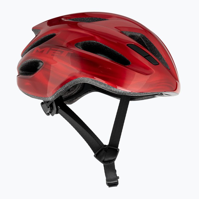 Cyklistická helma MET Idolo red metallic glossy 4