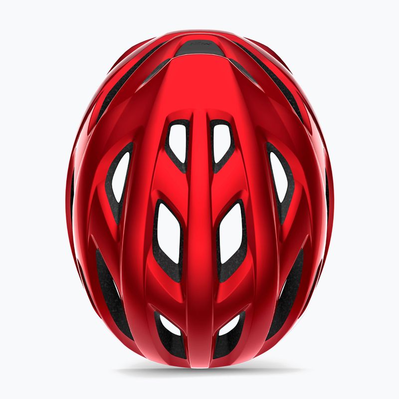 Cyklistická helma MET Idolo red metallic glossy 7