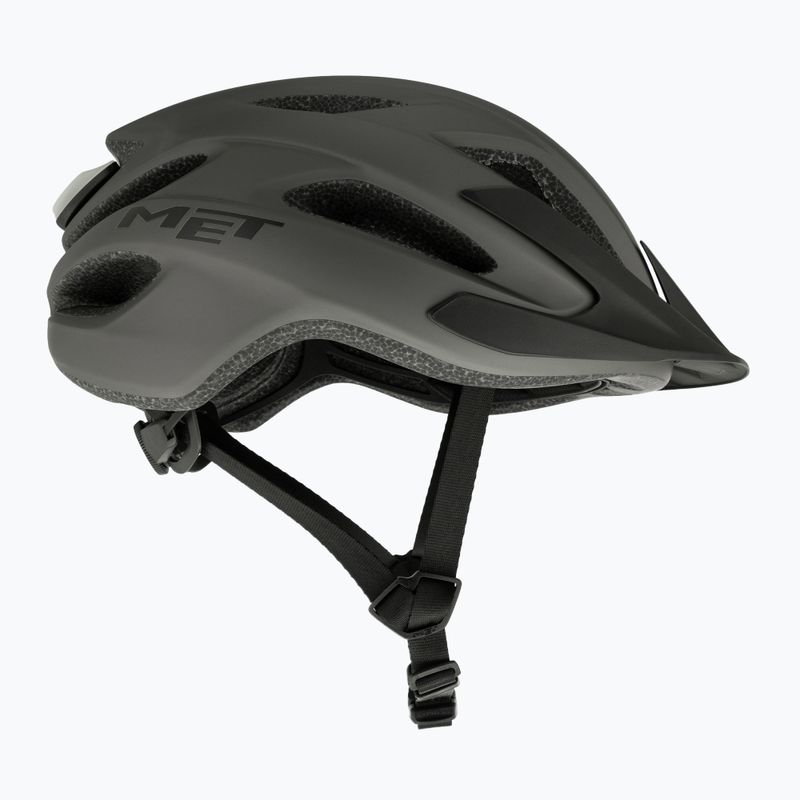 Cyklistická helma MET Crossover titanium matt 4