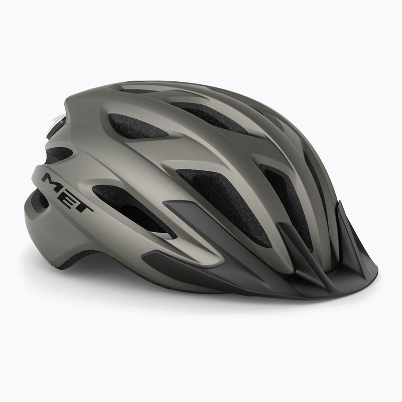 Cyklistická helma MET Crossover titanium matt 6