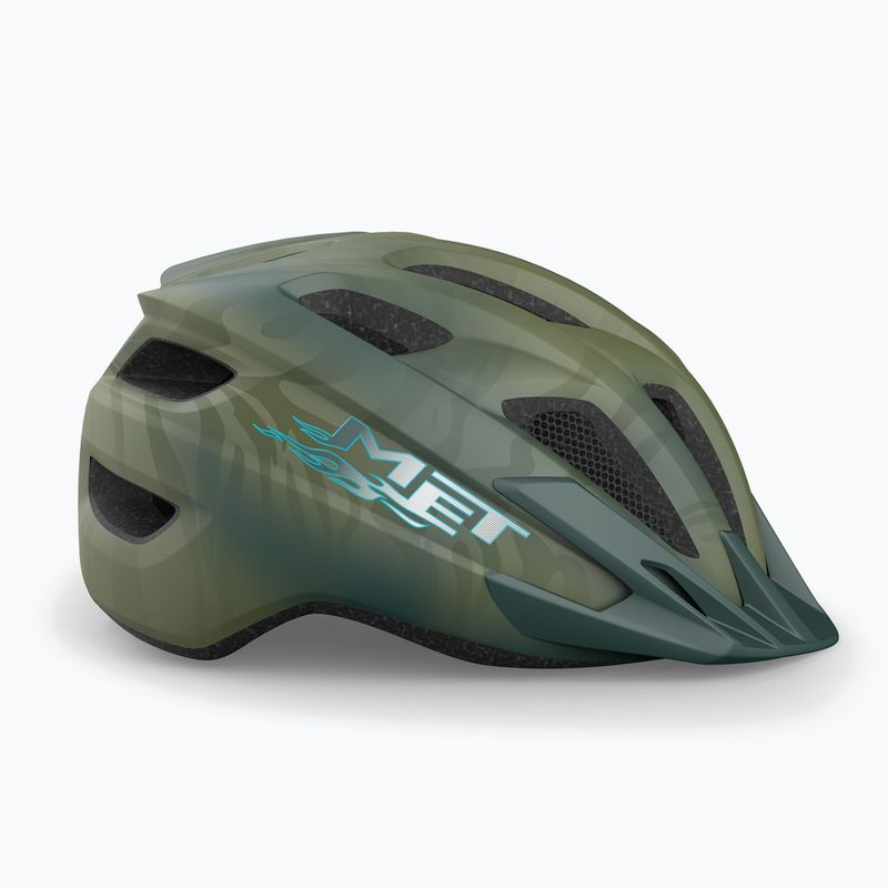 Dětská cyklistická helma MET Crackerjack Mips green matt 3
