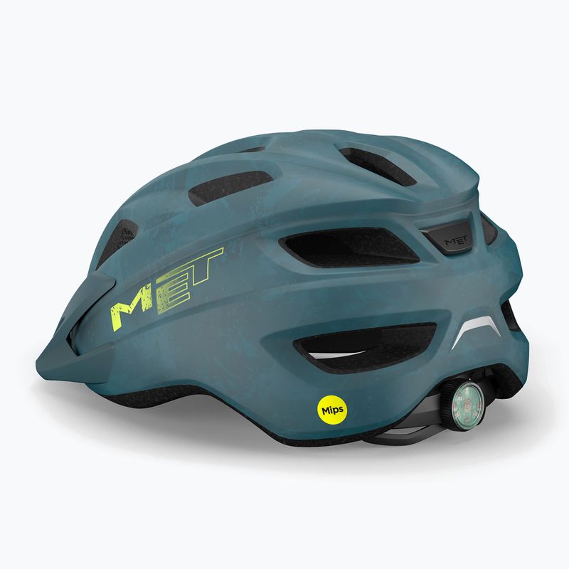Dětská cyklistická helma MET Crackerjack Mips petrol matt 2