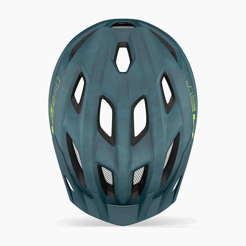 Dětská cyklistická helma MET Crackerjack Mips petrol matt 4