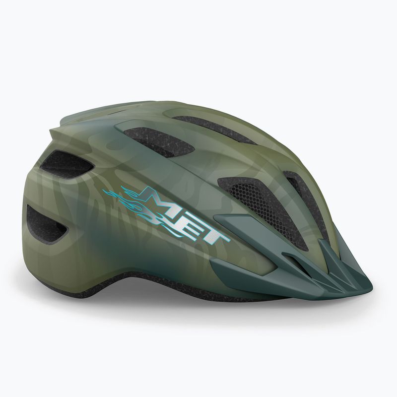 Cyklistická přilba MET Crackerjack zelená 3HM147CE00UNVE1 8