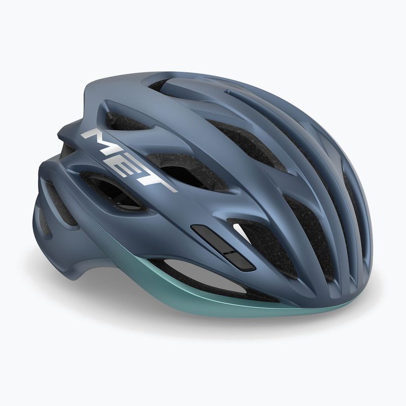 Cyklistická helma MET Estro Mips navy/teal matt 6