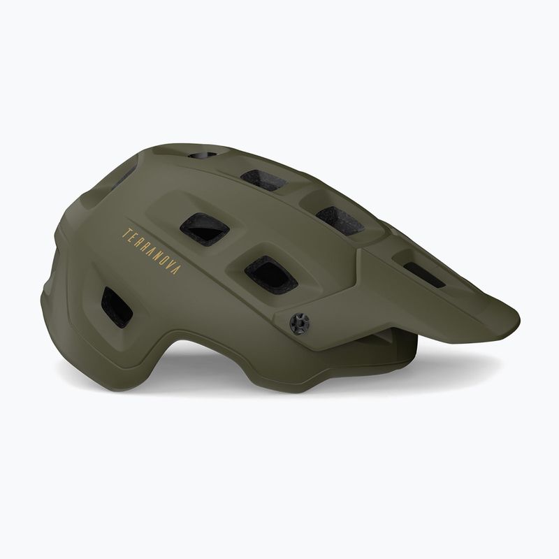 Cyklistická přilba MET Terranova dark olive matte 2