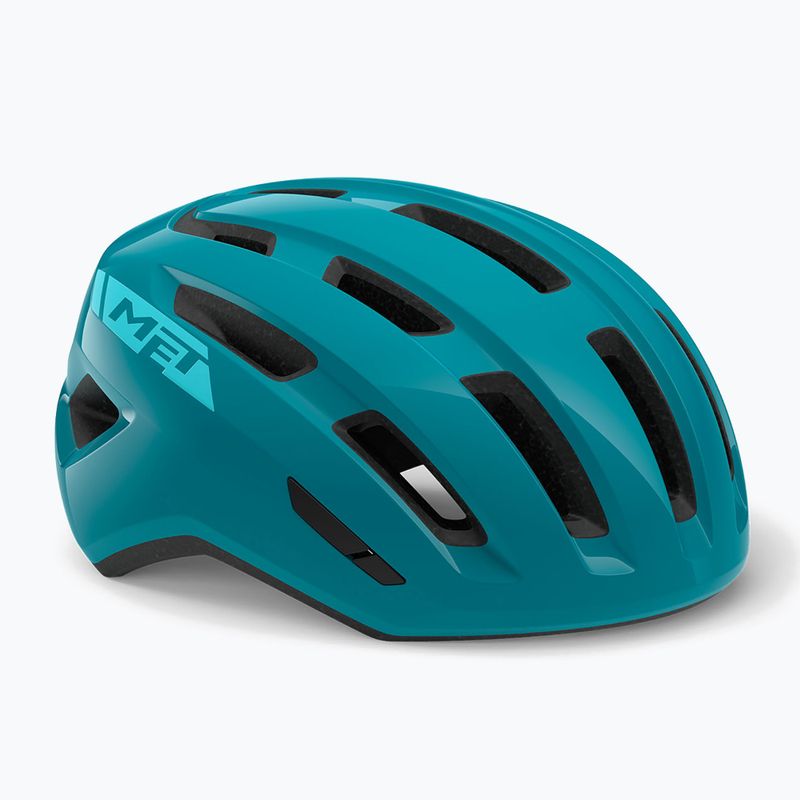 Cyklistická helma MET Miles teal glossy 6