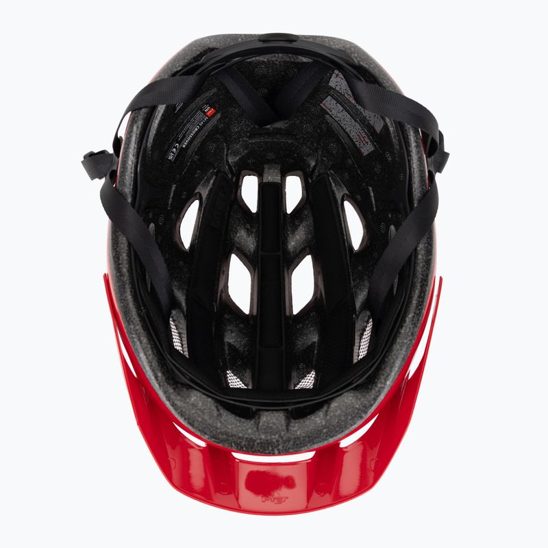 Cyklistická helma MET Crossover red matt 5