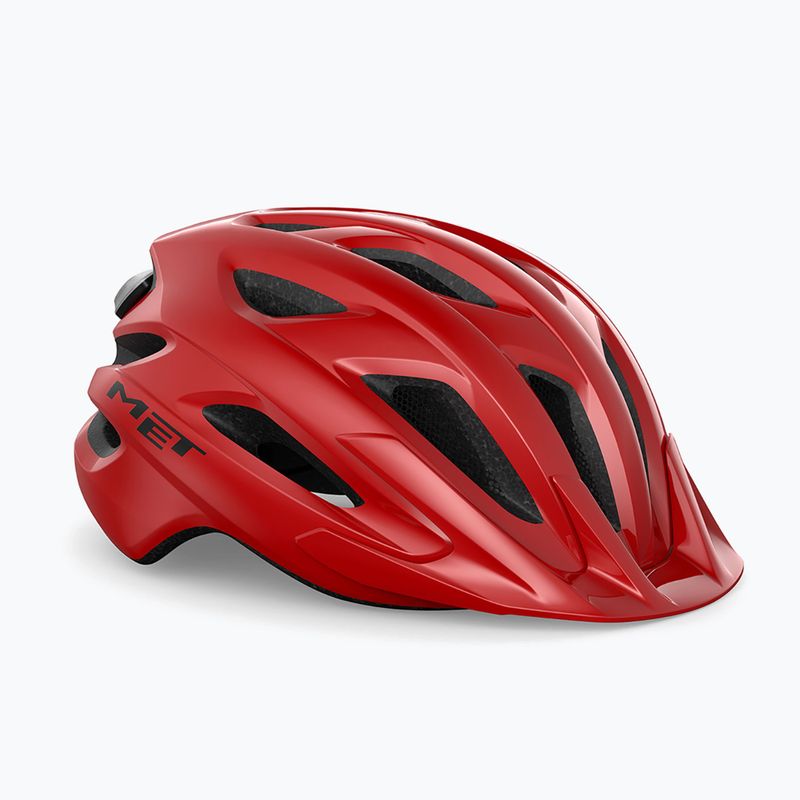 Cyklistická helma MET Crossover red matt