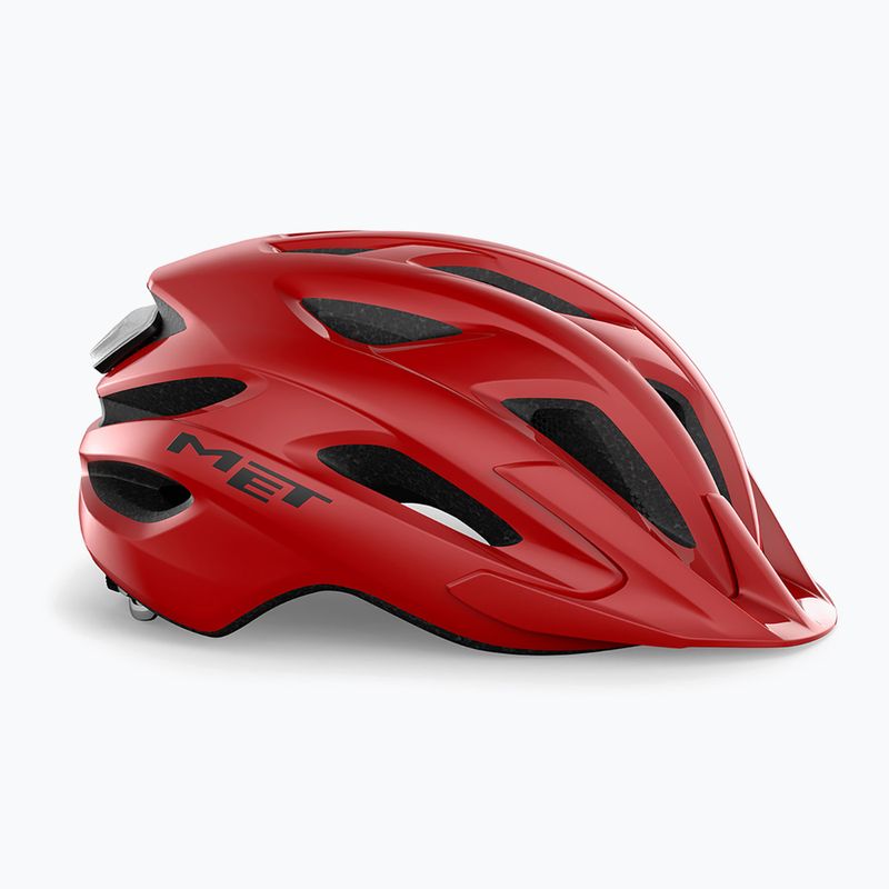 Cyklistická helma MET Crossover red matt 3