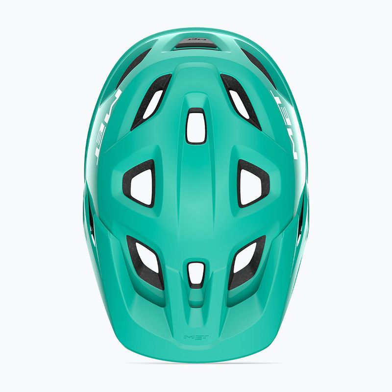 Dětská cyklistická přilba MET Eldar teal 4