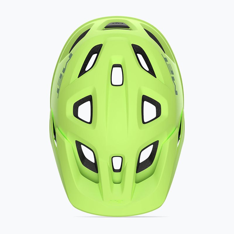 Dětská cyklistická přilba MET Eldar lime matte 4