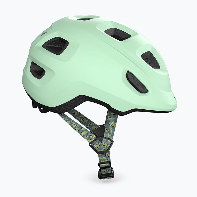 Dětská cyklistická helma MET Hooray dusted green matt