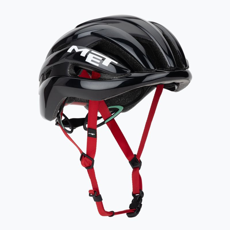 Cyklistická helma MET Trenta Mips black/red glossy