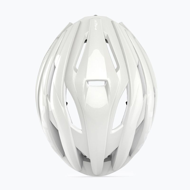 Cyklistická helma MET Trenta Mips absolute white le 5