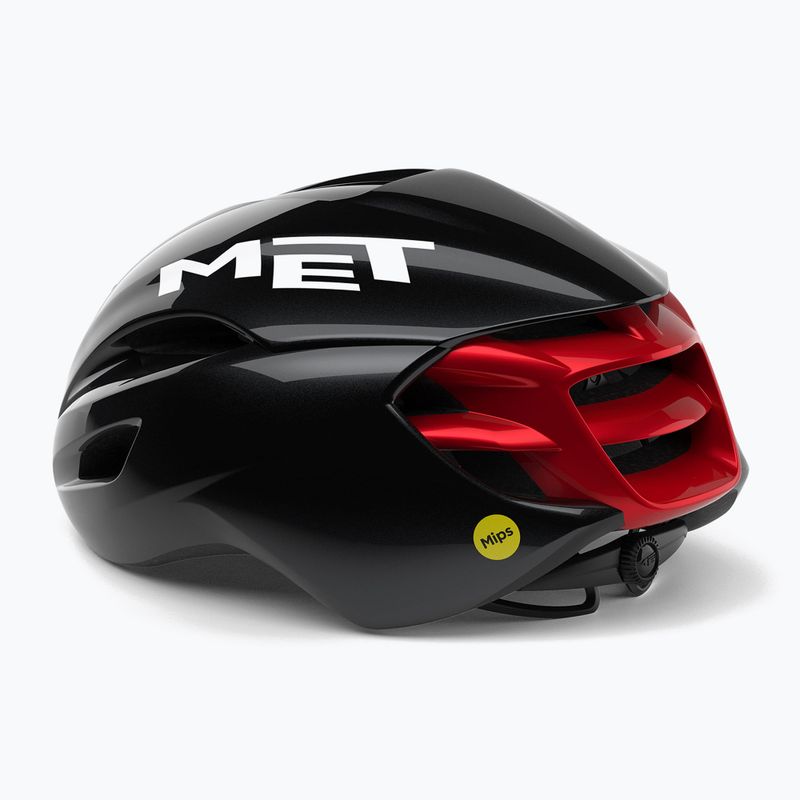 Cyklistická helma MET Manta MIPS black/red glossy 3