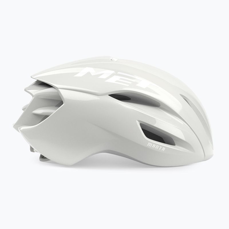 Cyklistická helma MET Manta MIPS absolute white le 4