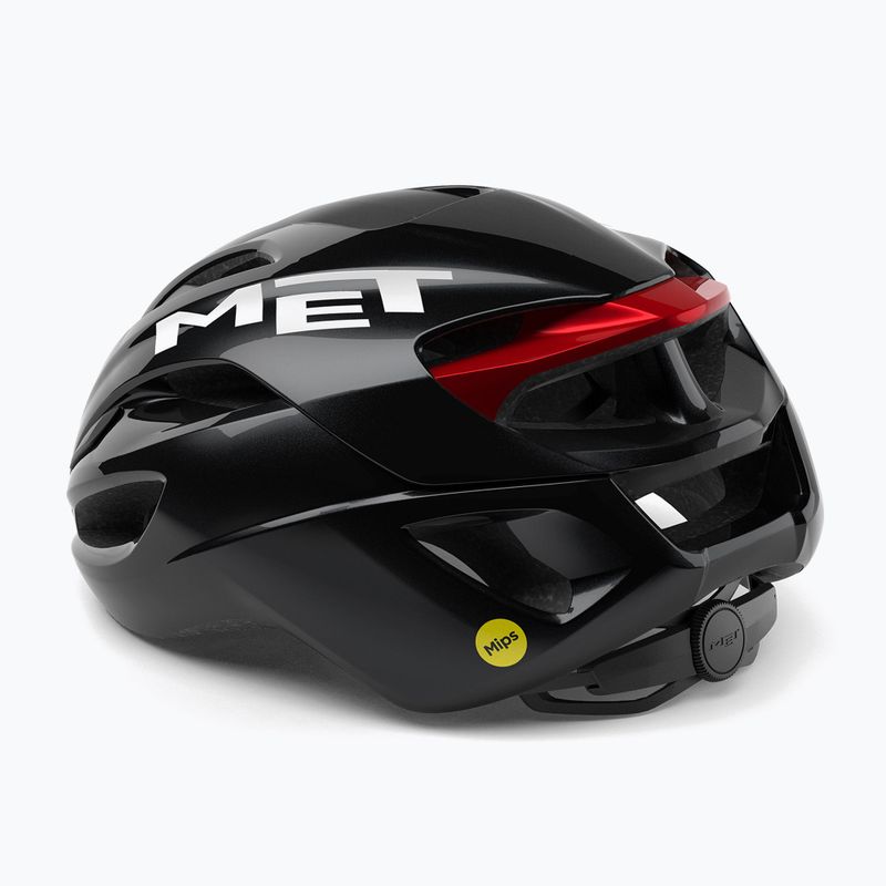 Cyklistická helma MET Rivale II Mips black/red glossy 3