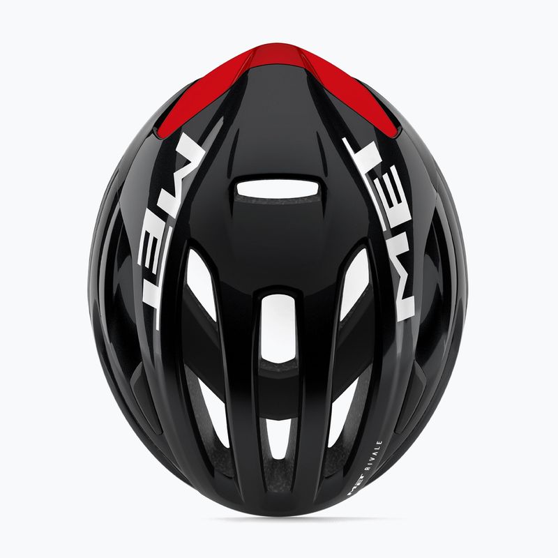 Cyklistická helma MET Rivale II Mips black/red glossy 5