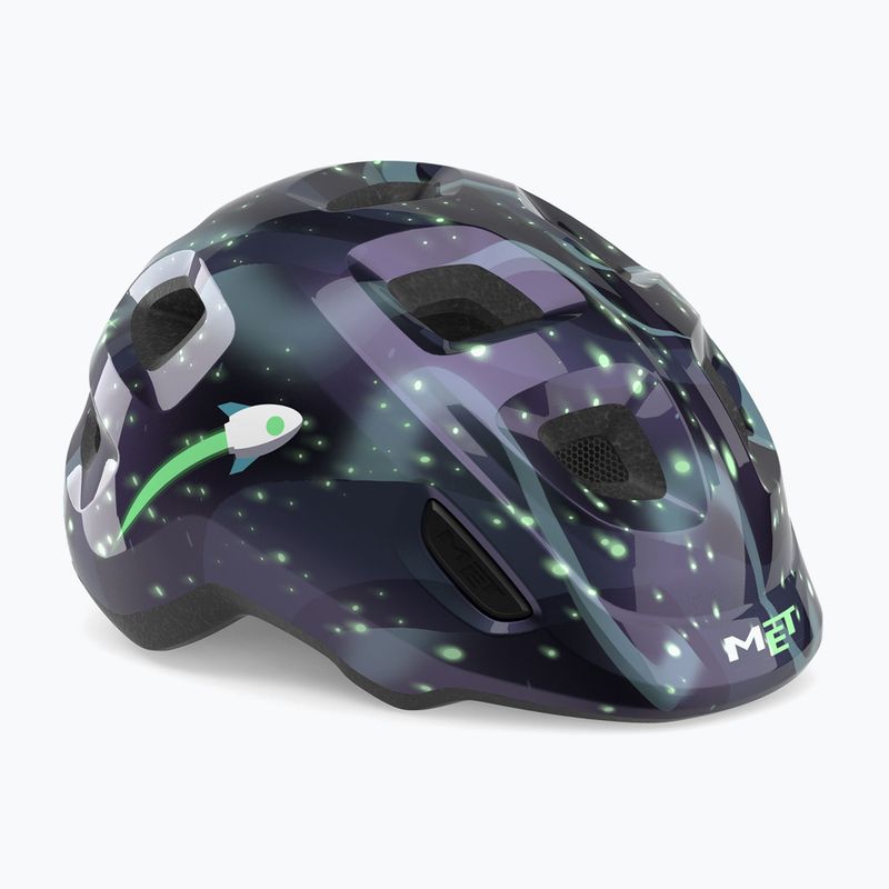 Dětská cyklistická helma MET Hooray space glow in the dark 2