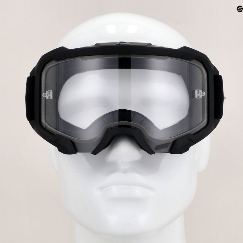 Cyklistické brýle Leatt Velocity 4.5 stealth / clear 8023020470 9