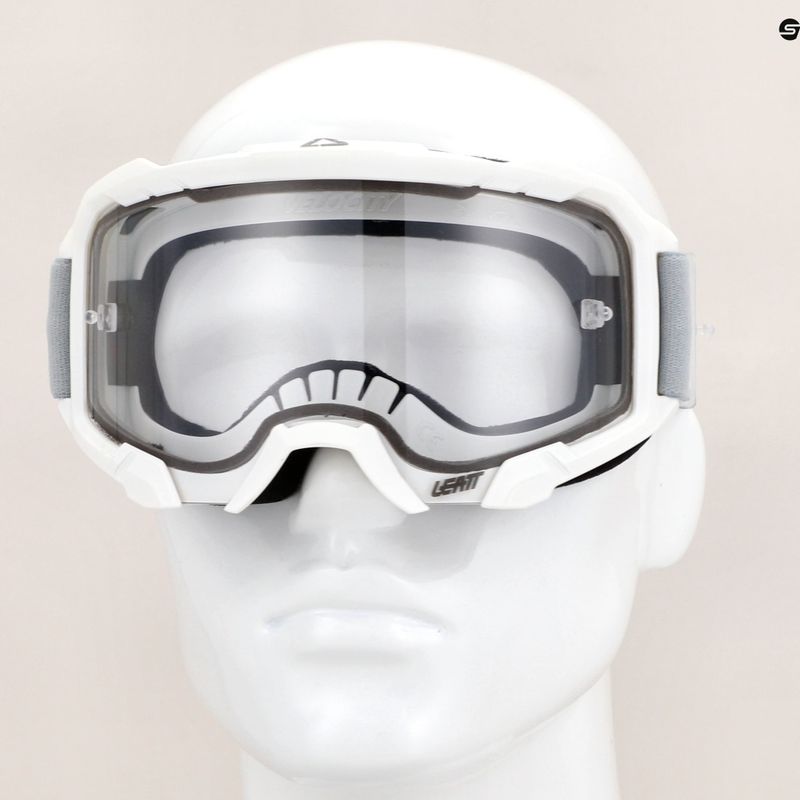 Cyklistické brýle Leatt Velocity 4.5 white / clear 8023020480 9
