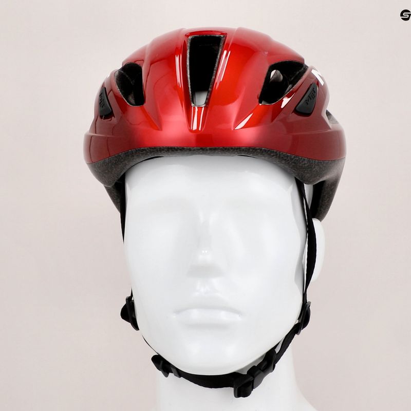 Cyklistická přilba MET Strale červená 3HM107CE00MRO2 11