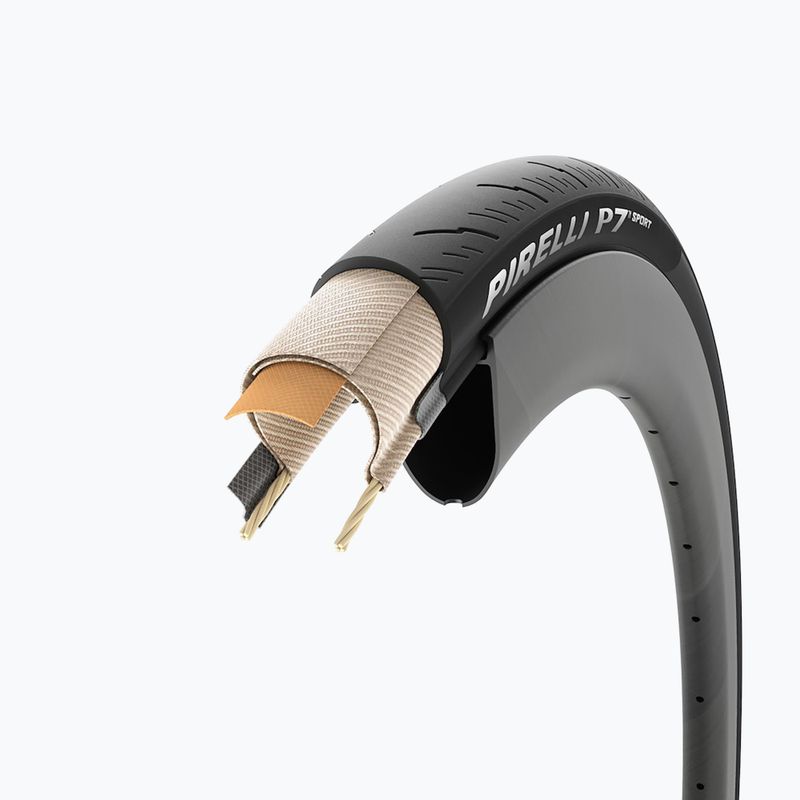 Cyklistický plášť Pirelli P7 Sport 700 x 32C black 3