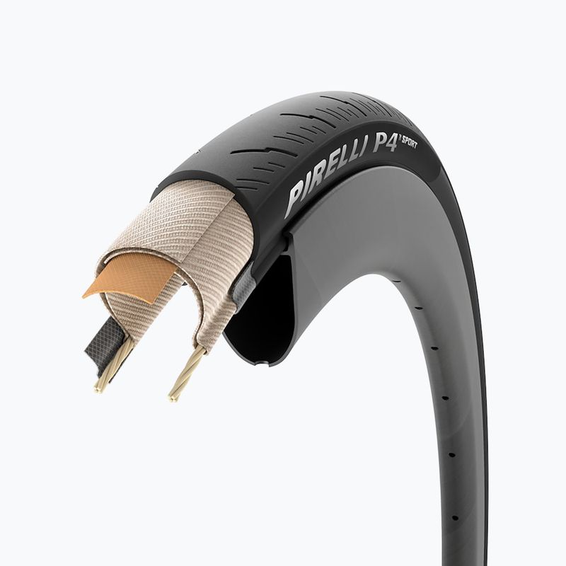 Cyklistický plášť Pirelli P4 Sport 700 x 32C black 2