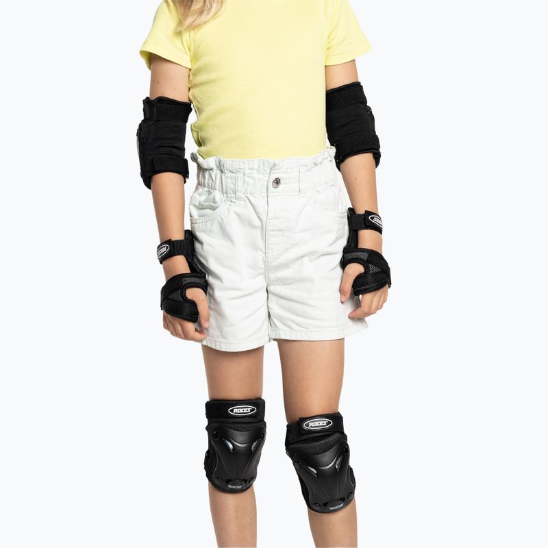 Chrániče Roces Ventilated 3 Pack Protectors 001 black 301352 9