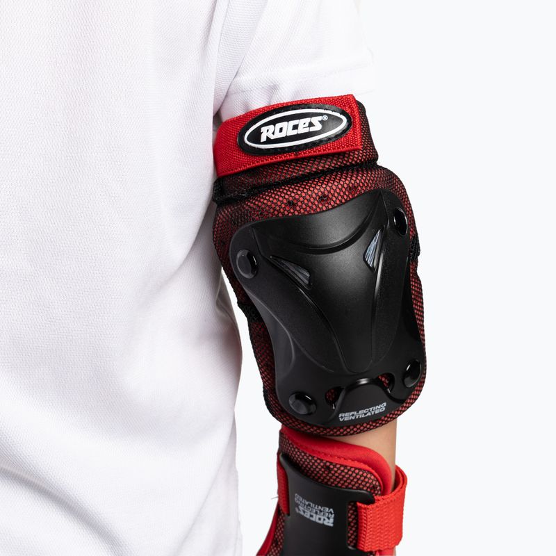 Roces Ventilated 3 Pack dětské chrániče 002 černá/červená 301352 9