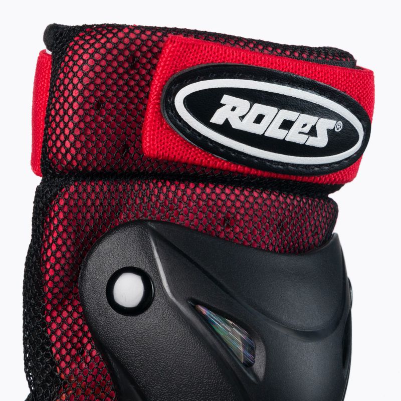 Roces Ventilated 3 Pack dětské chrániče 002 černá/červená 301352 5