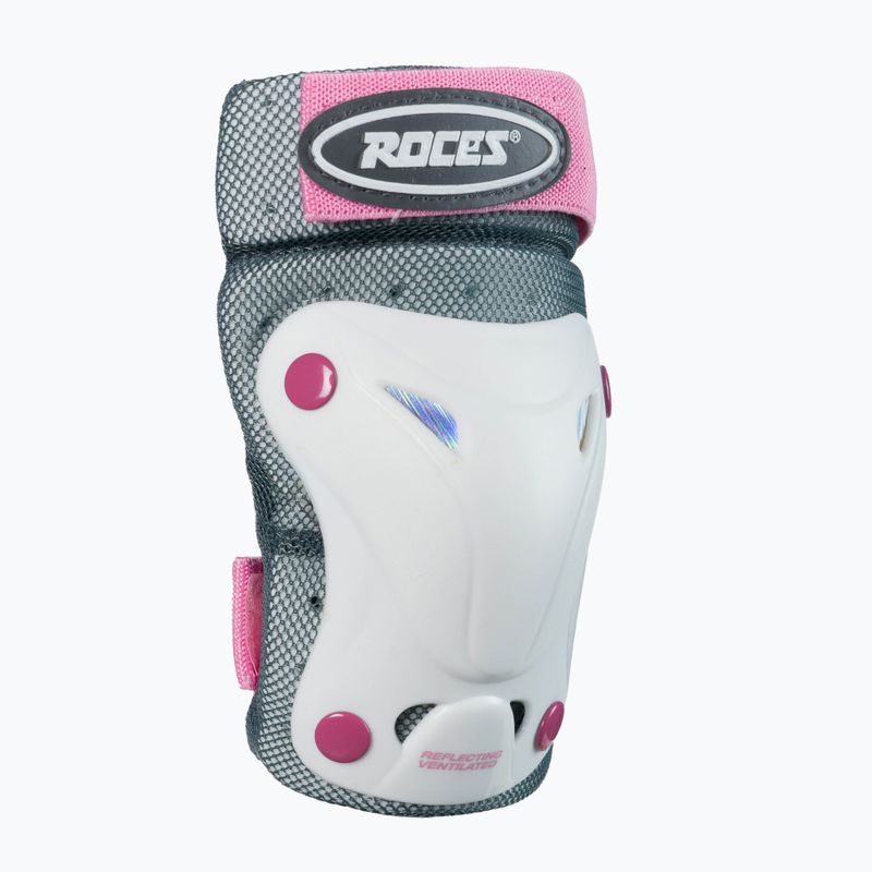 Roces Ventilated 3 Pack dětské vložky bílé a růžové 301352 2