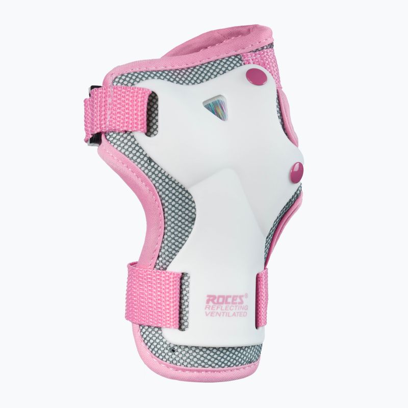 Roces Ventilated 3 Pack dětské vložky bílé a růžové 301352 4